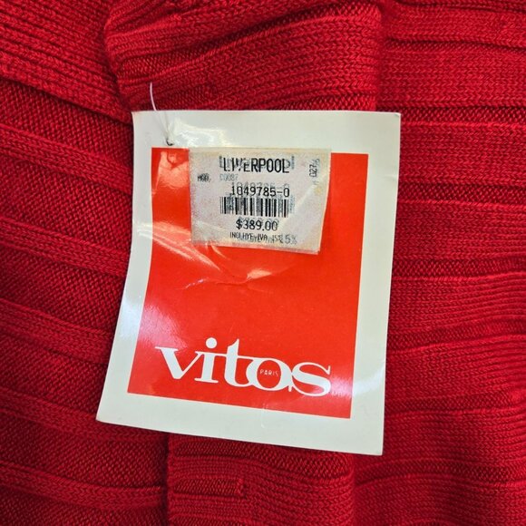 NWT Vitos Ribbed Cardigan Sweater Size 40/US Large - Picture 4 of 6